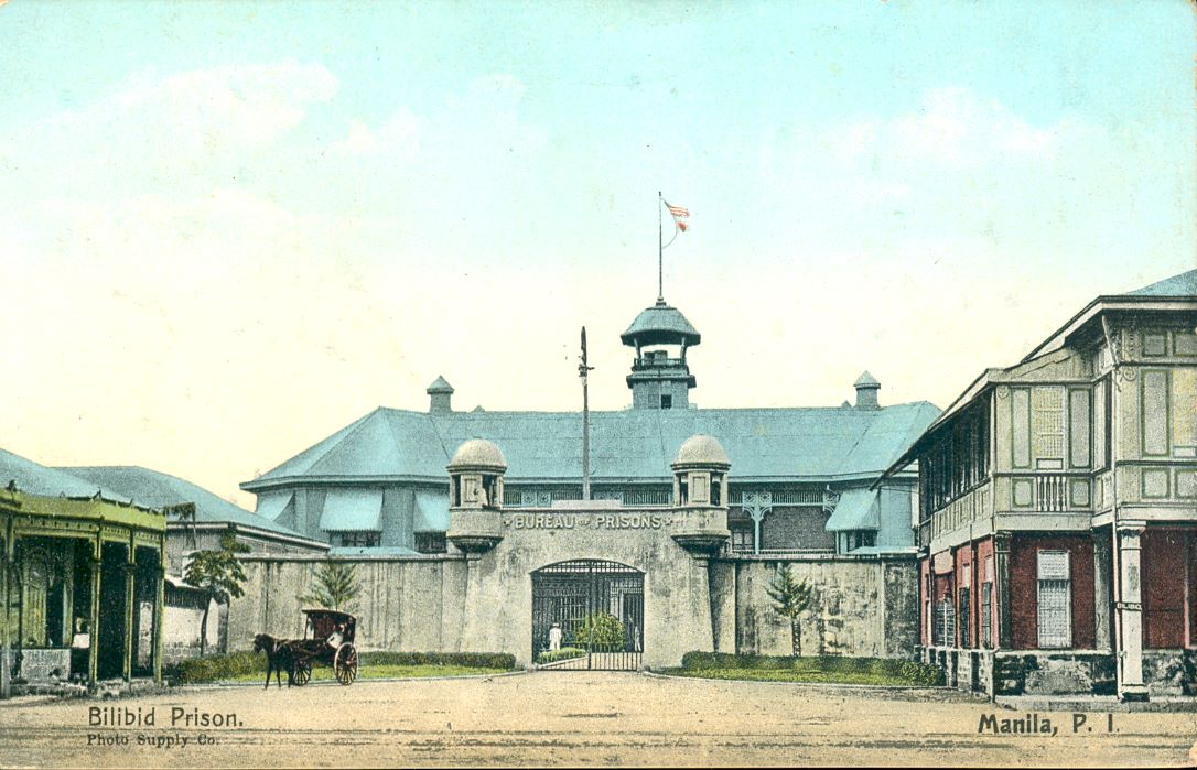 Bilibid Postcard Colorized