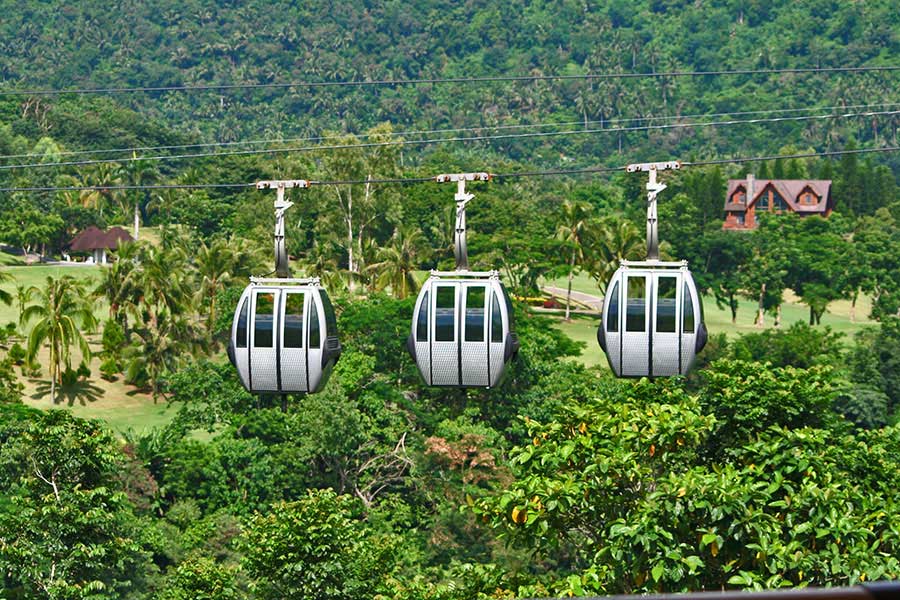 The cable car at Tagaytay Highlands. You would not want to be trapped in here with your worst enemy—or your boyfriend’s ex.
