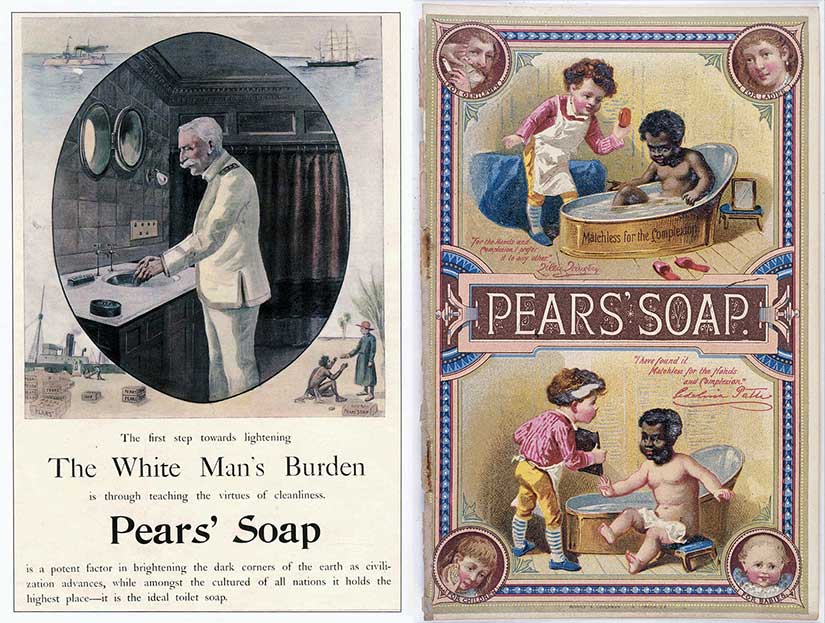 Racism advertising Edwardian Gilded Age Pears Soap