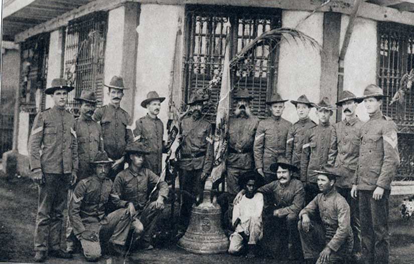 Picture of Ninth Infantry Army soldiers survived Balangiga attack war between Philippines and America in Gilded Age