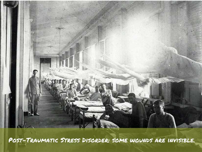 PTSD Post Traumatic Stress Disorder suffered by American soldiers during war in Philippines in Gilded Age