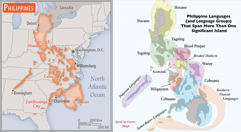 Philippines ethnolinguistic maps
