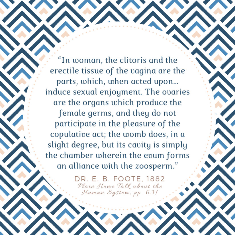 E.B. Foote quote on Gilded Age sex ed