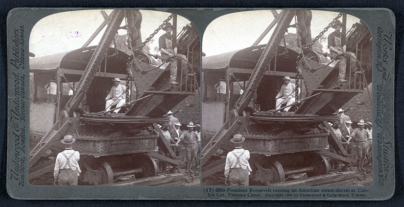 Roosevelt at Panama Canal