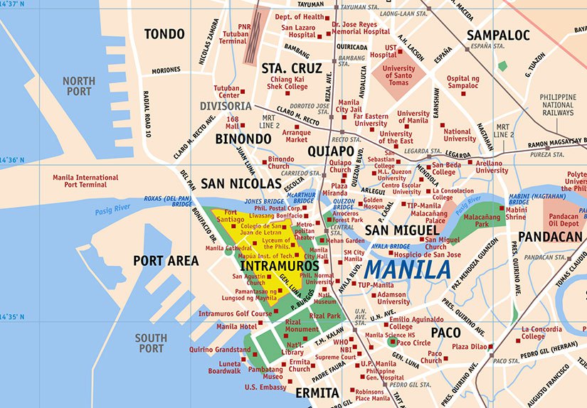 Port Area Manila Map Sugar Sun Series Location #11: Manila Port – Jennifer Hallock