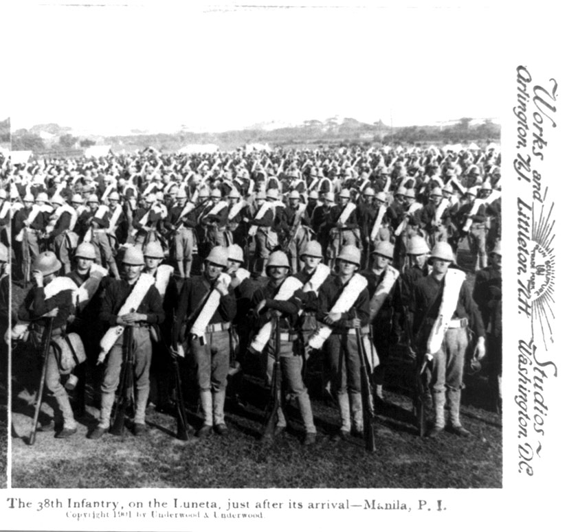 38th Infantry on the Luneta