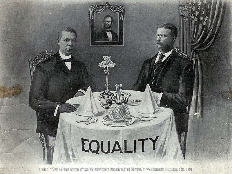 Washington and Roosevelt in the White House