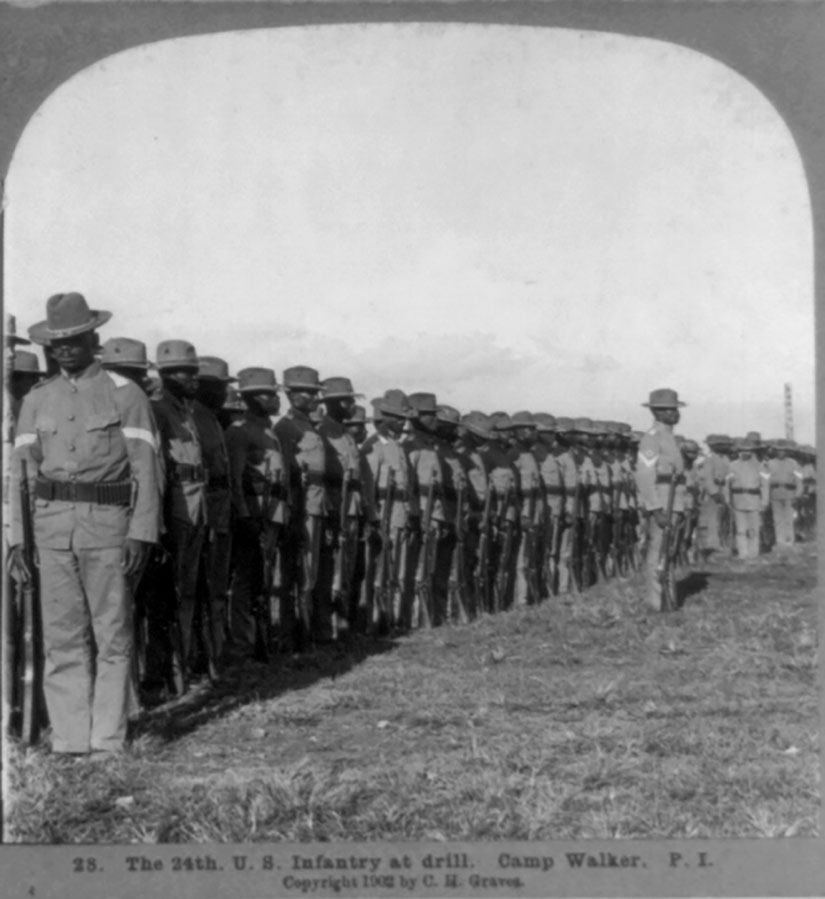 24th-infantry-drill-Camp-Walker-Philippines