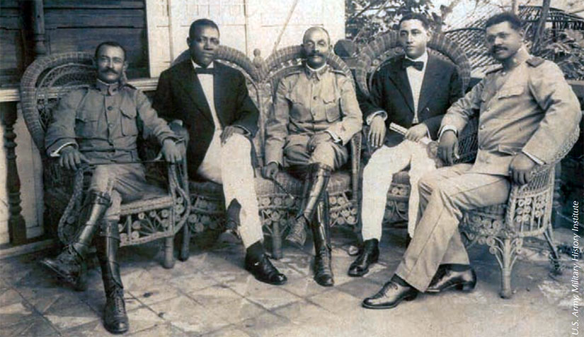 African-American-officers-Manila-1908