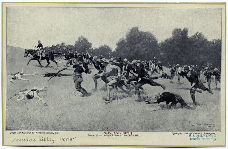 Charge of the Rough Riders at San Juan Hill